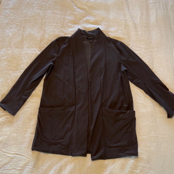 Eileen Fisher Washable Stretch Crepe Suit Rye - Picture 11 of 16